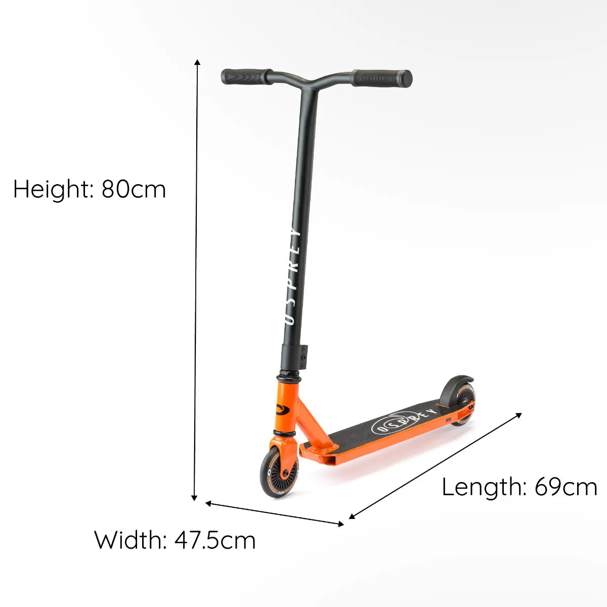OSPREY 'BOMB' STUNT SCOOTER - ORANGE