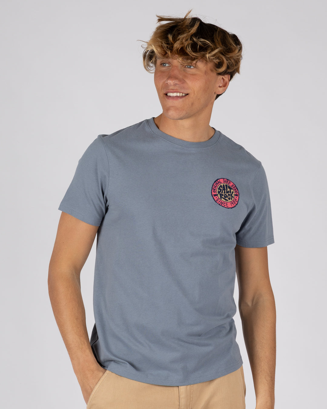 Saltrock Original SR - Mens Short Sleeve T-Shirt - Blue