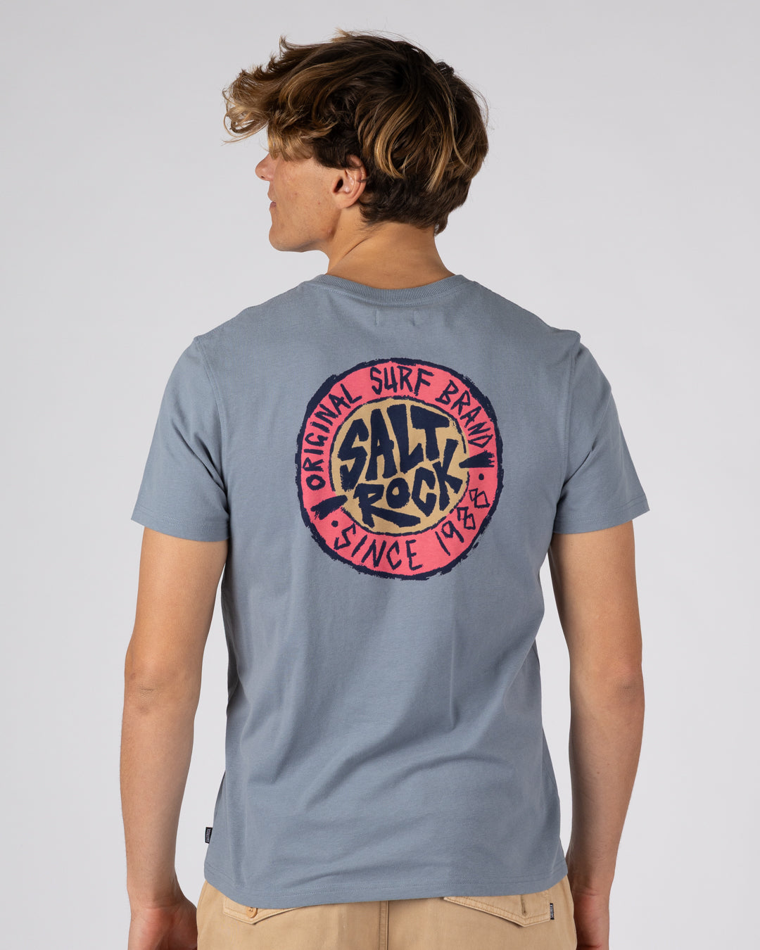 Saltrock Original SR - Mens Short Sleeve T-Shirt - Blue