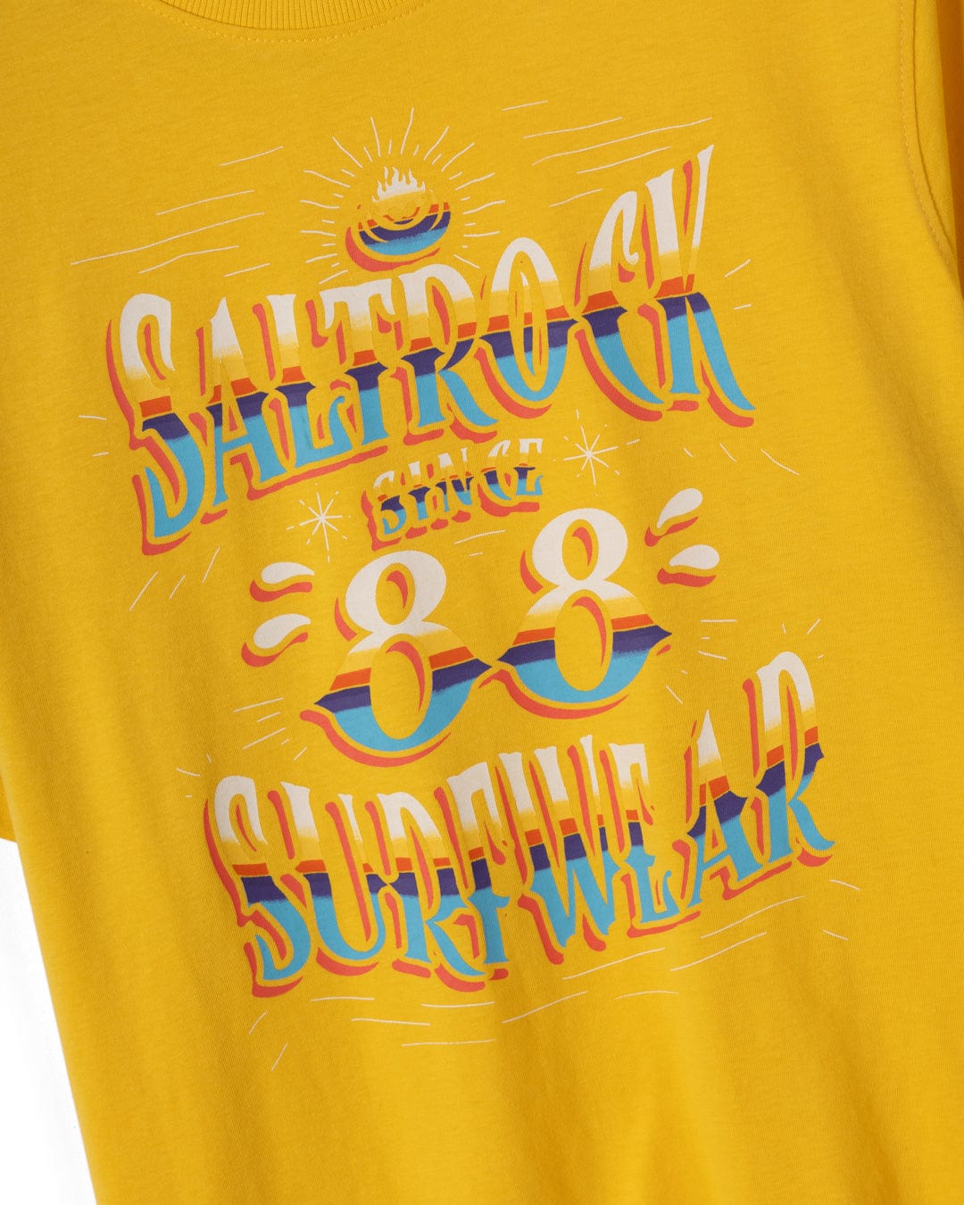 SALTROCK 'MEX LOGO' MENS T-SHIRT - YELLOW