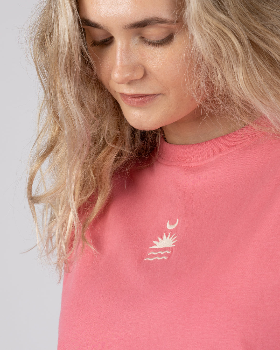 Saltrock Equinox Womens Boxy T-Shirt in Pink