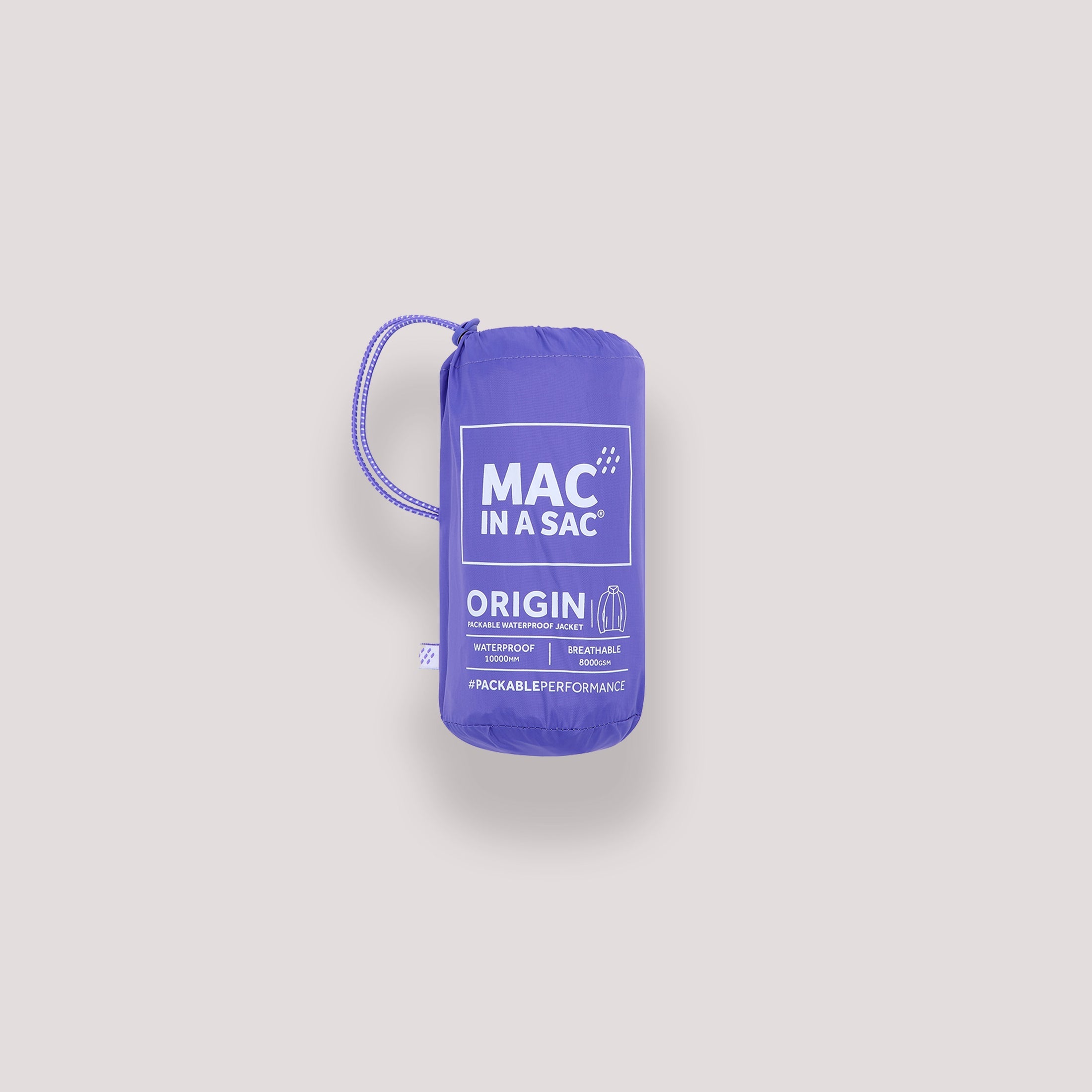 Mac In A Sac Origin II Packable Waterproof Jacket - Ultraviolet