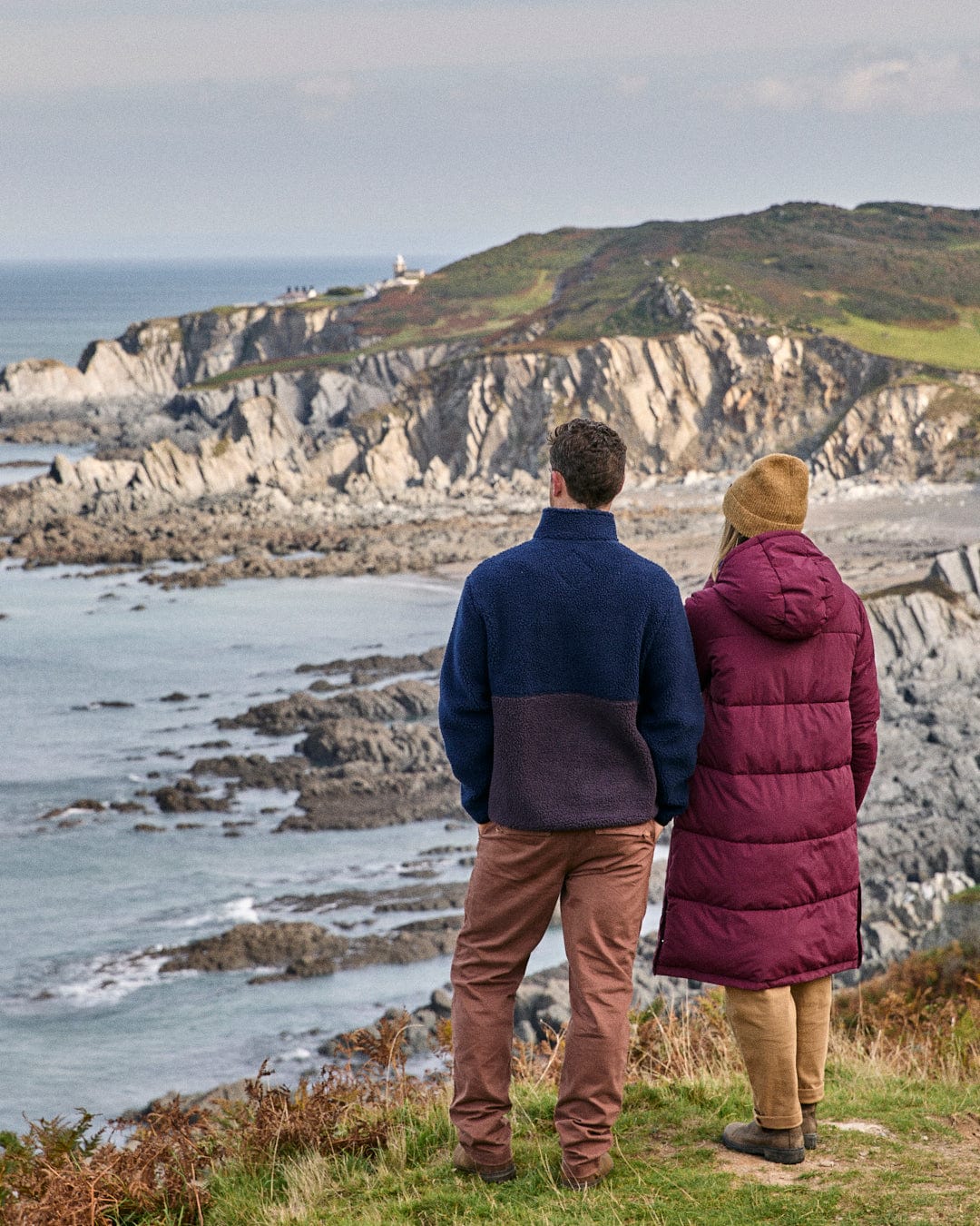 SALTROCK 'WYE' MENS ZIP BORG FLEECE - COLOURBLOCK