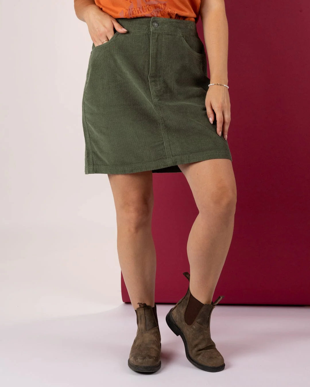 SALTROCK SADIE WOMENS CORDUROY SKIRT