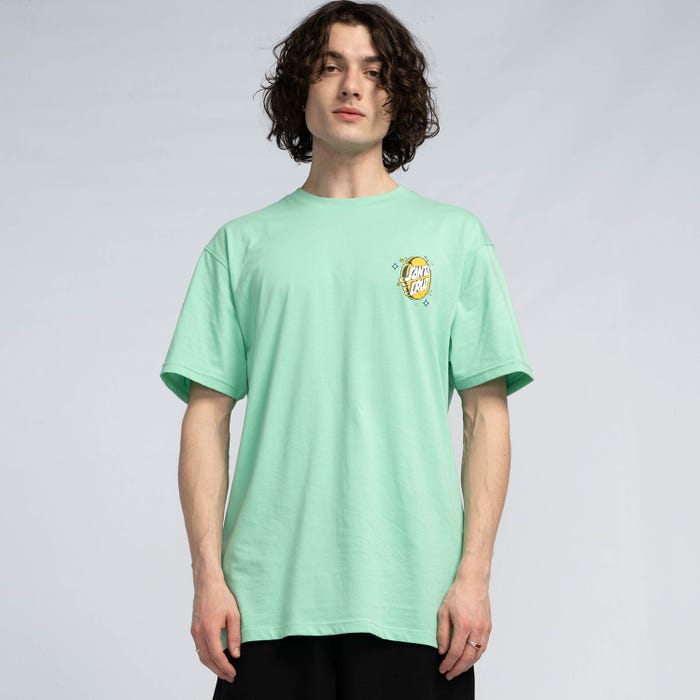 SANTA CRUZ LUCKY DAY T-SHIRT - JADE