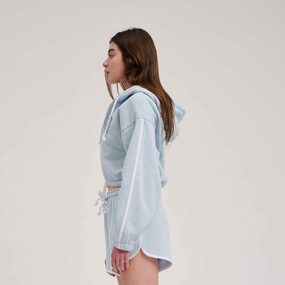 Santa Cruz Check Outline Ringed Dot Zip - Fresh Blue