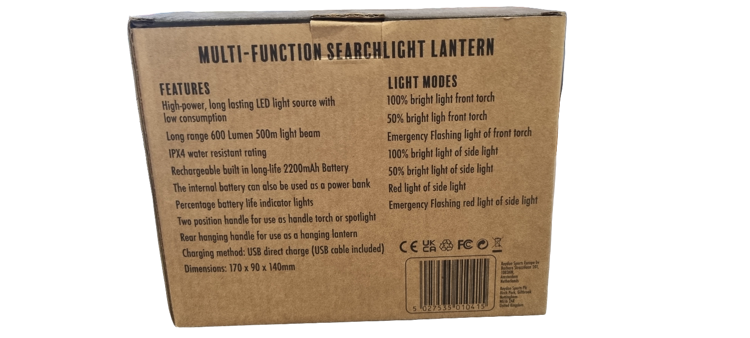 SIX PEAK MULTI-FUNCTION SEARCHLIGHT LANTERN