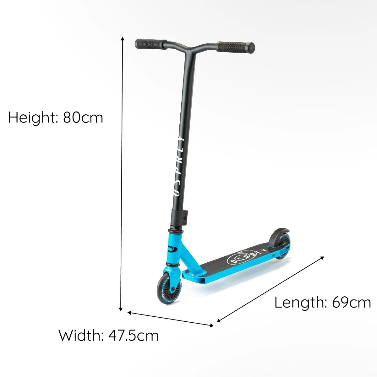 OSPREY 'BOMB' STUNT SCOOTER - BLUE