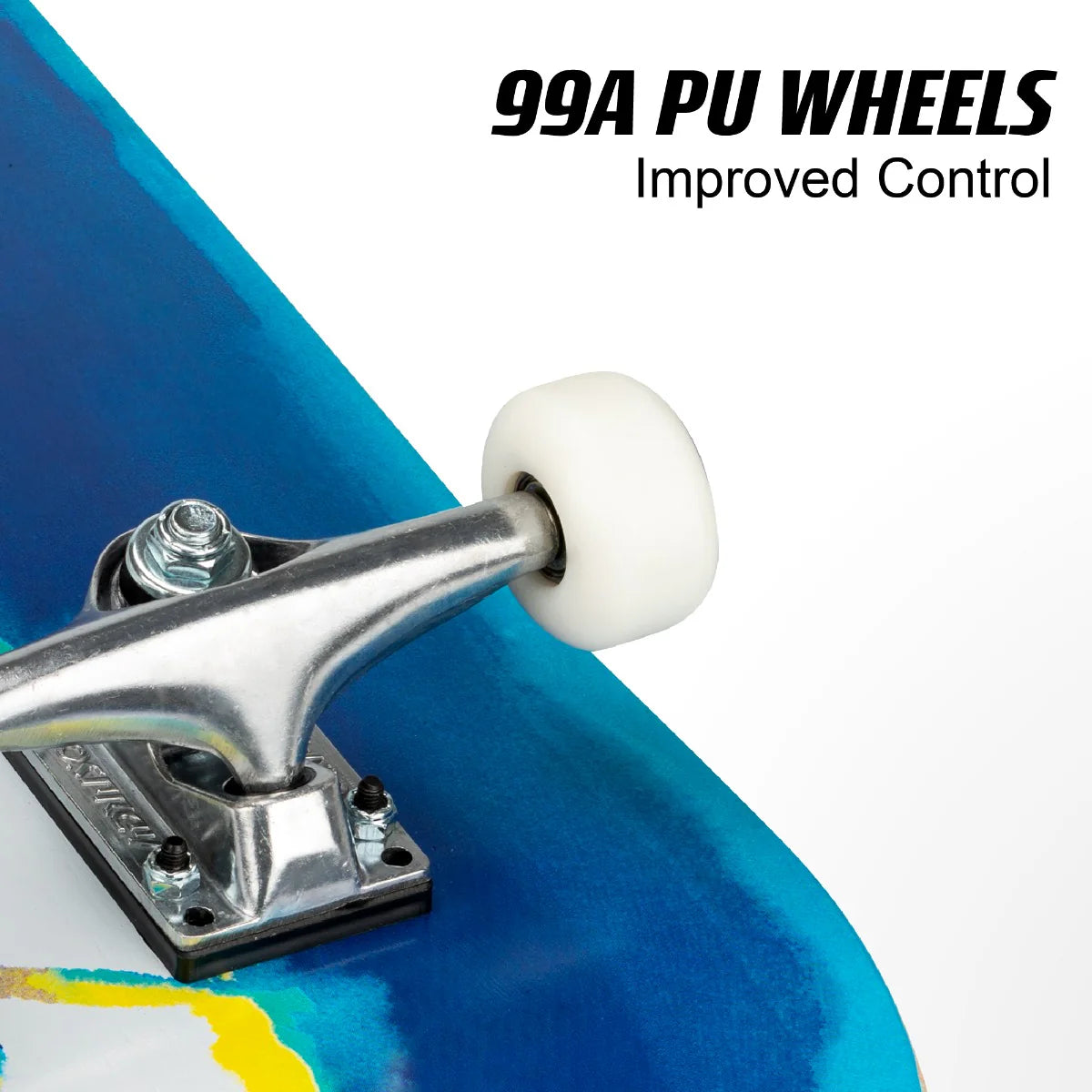 Osprey  8" x 31" Complete Double Kick Skateboard - Brush