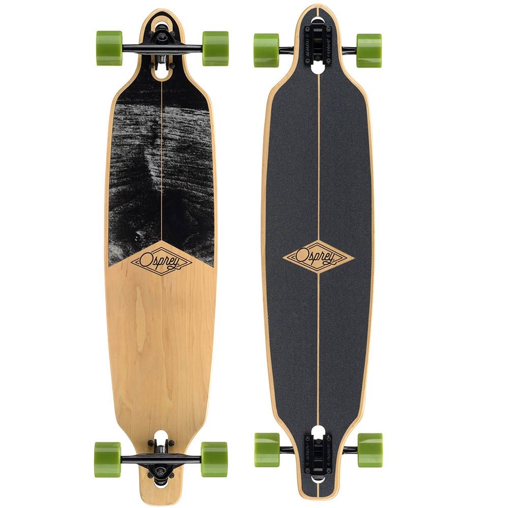 OSPREY 39" LONGBOARD SKATEBOARD TWIN TIP - CAVITY