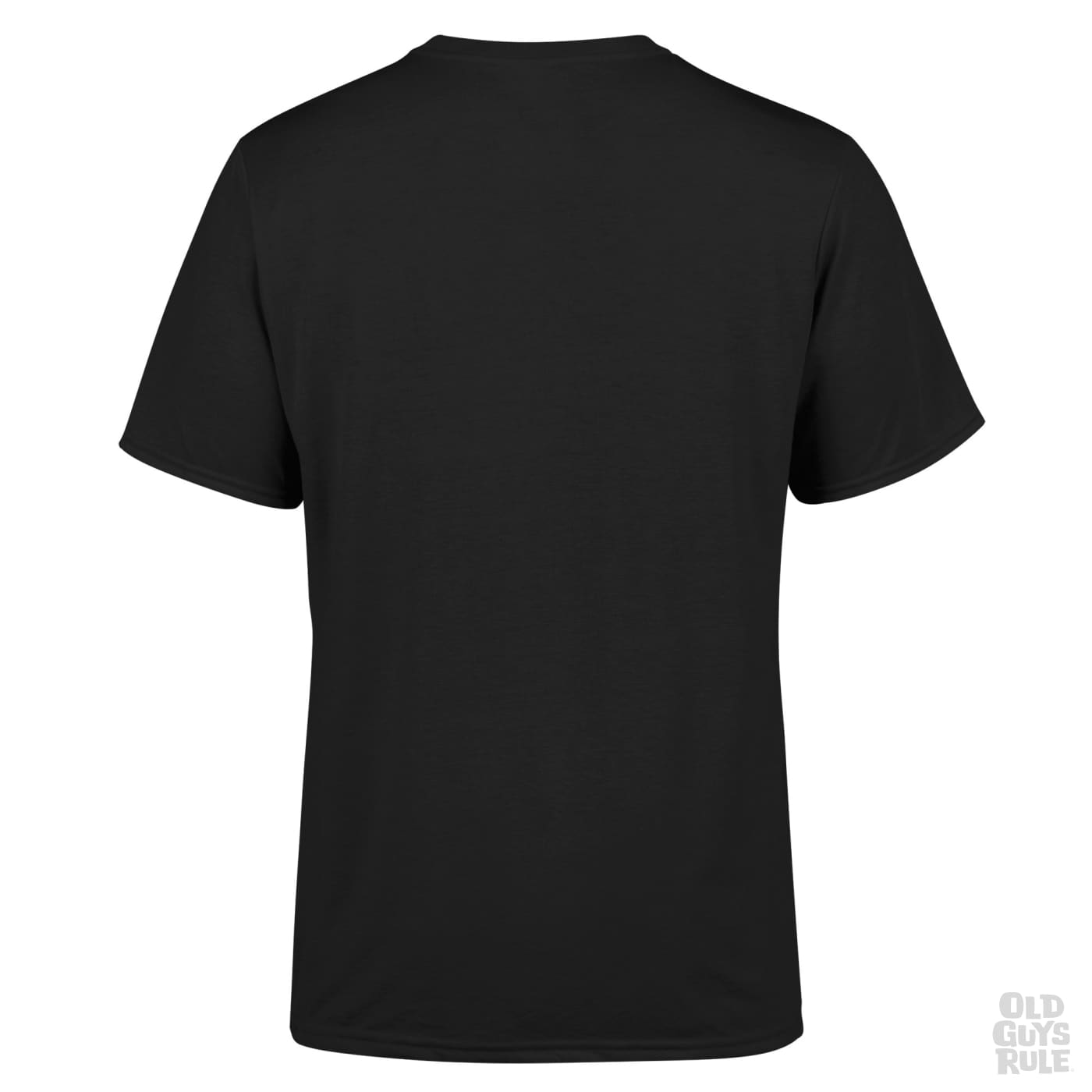 OLD GUYS RULE 'DARK SIDE OF THE SHED' T-SHIRT - BLACK