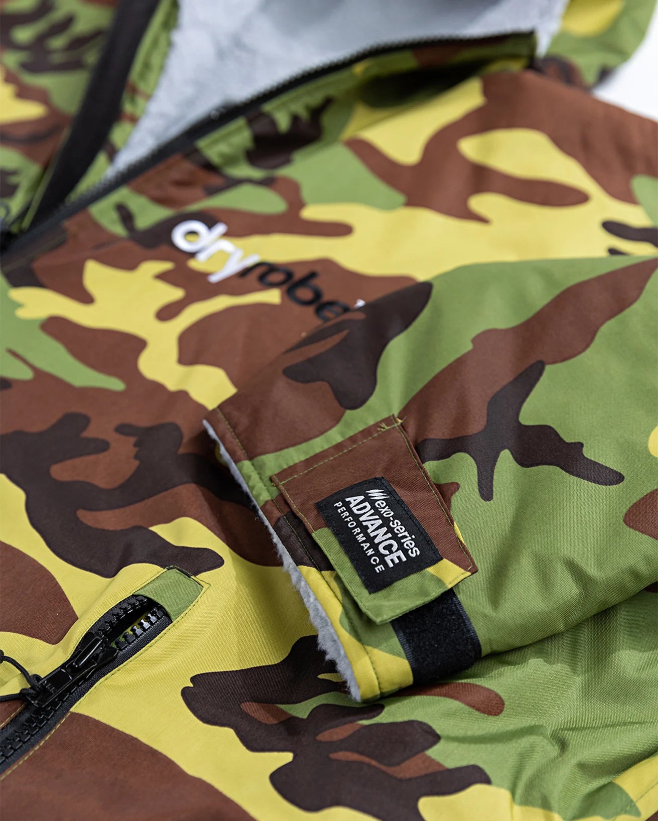 Dryrobe® Camo Grey Advance Changing Robe