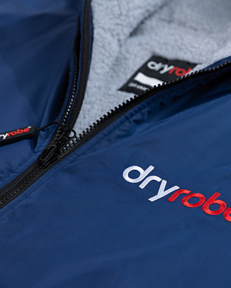 dryrobe® ADVANCE LONG SLEEVE - NAVY/GREY