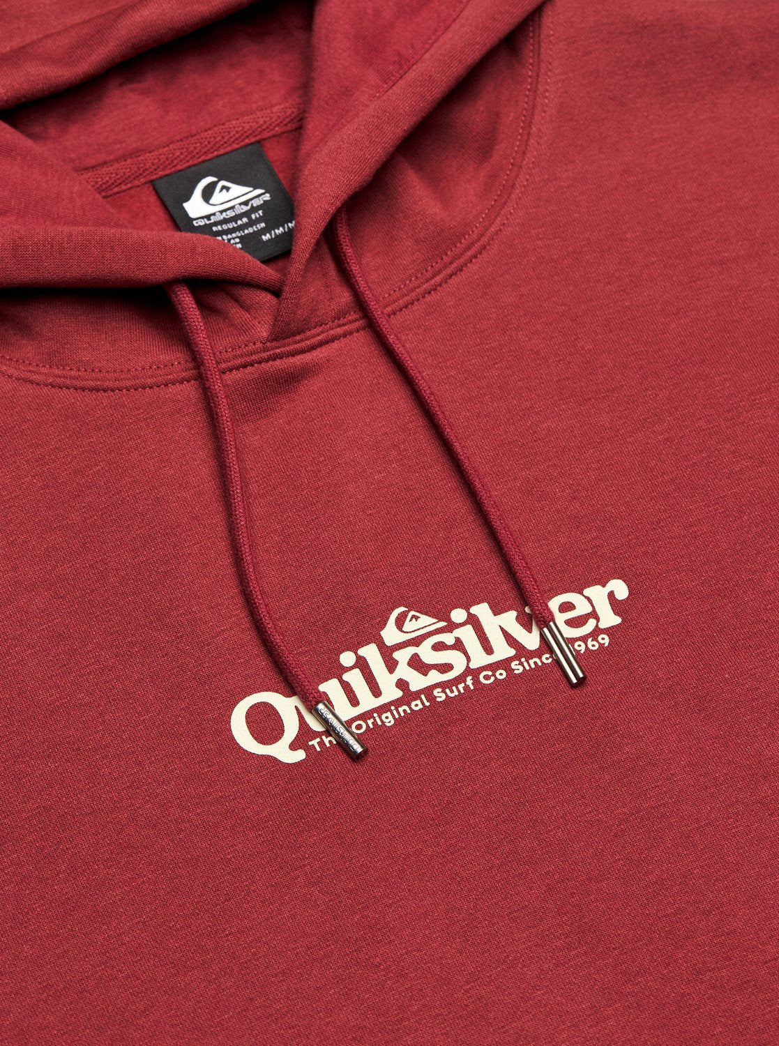 Quiksilver Fineline Men Red Hoodie
