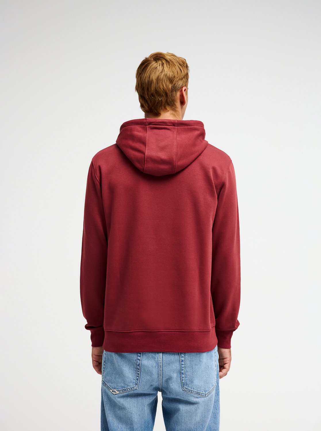 Quiksilver Fineline Men Red Hoodie