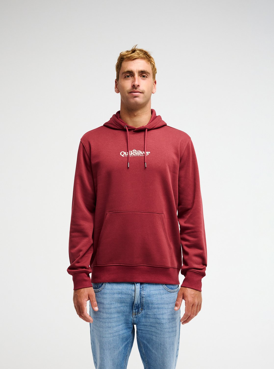 Quiksilver Fineline Men Red Hoodie