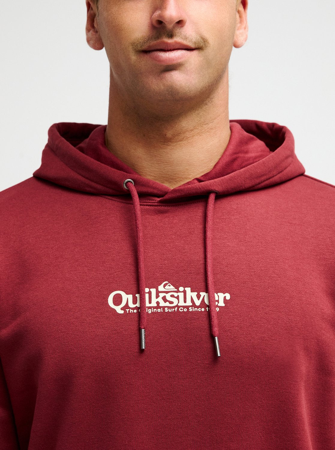 Quiksilver Fineline Men Red Hoodie