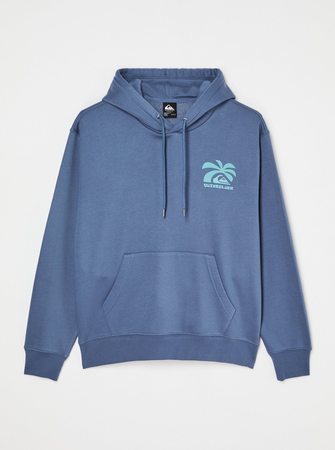 Quiksilver Salt Water Palm Rise Men Blue Hoodie