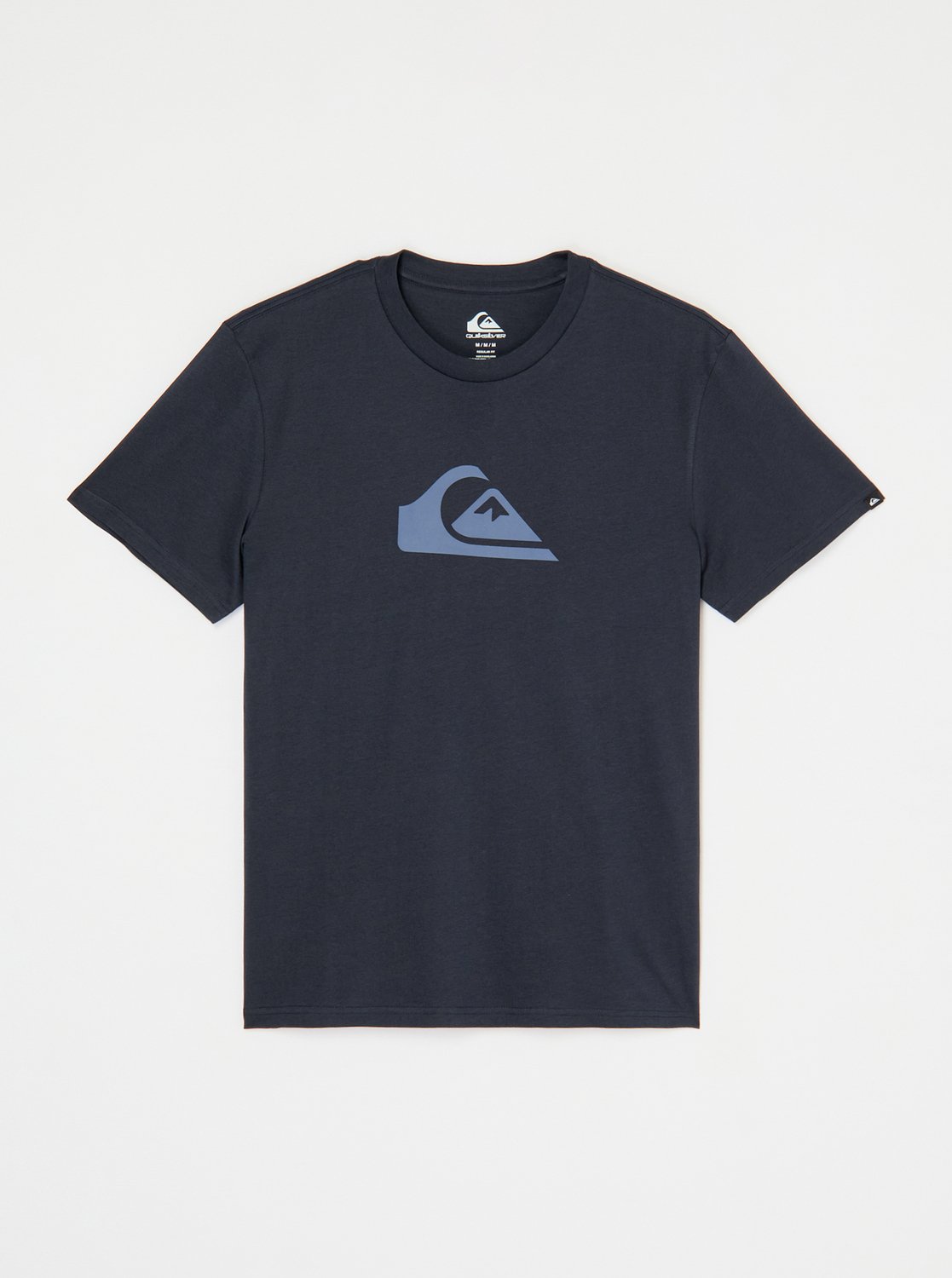 Quiksilver Ev Comp Logo Men Blue Short Sleeve T-Shirt