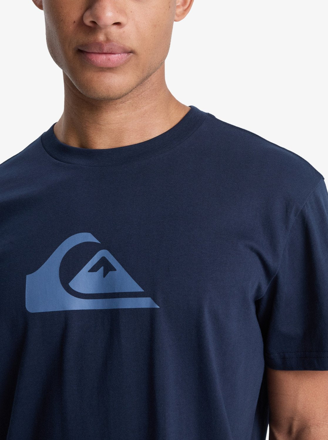 Quiksilver Ev Comp Logo Men Blue Short Sleeve T-Shirt