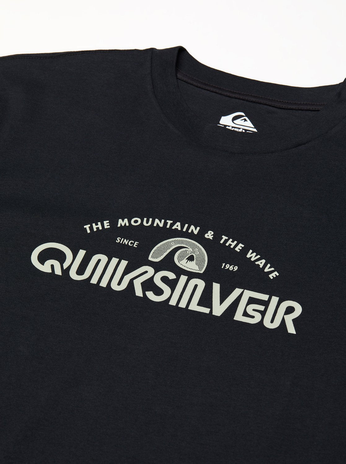 Quiksilver Ev Vista Men Black Short Sleeve T-Shirt