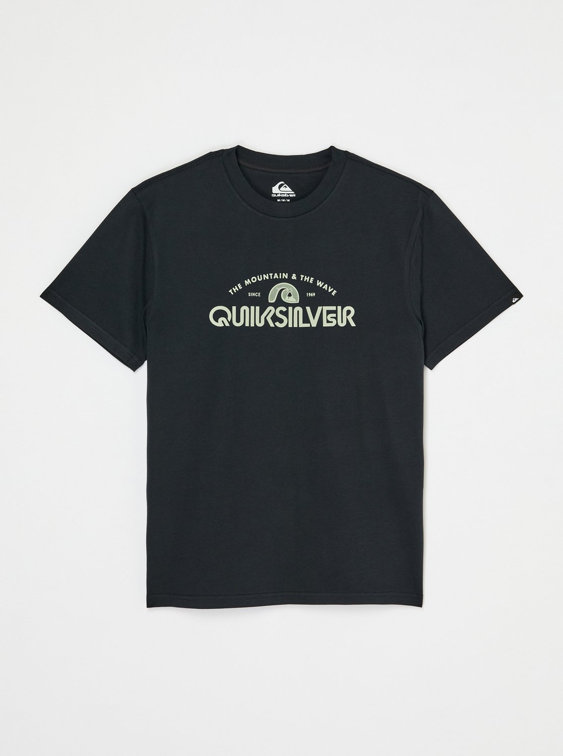 Quiksilver Ev Vista Men Black Short Sleeve T-Shirt