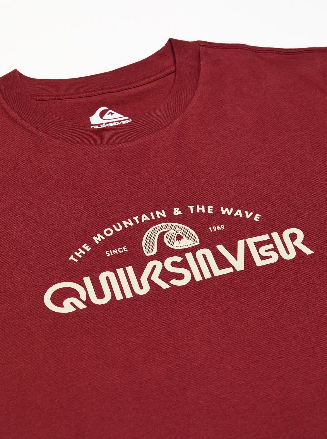 Quiksilver Ev Vista Men Red Short Sleeve T-Shirt