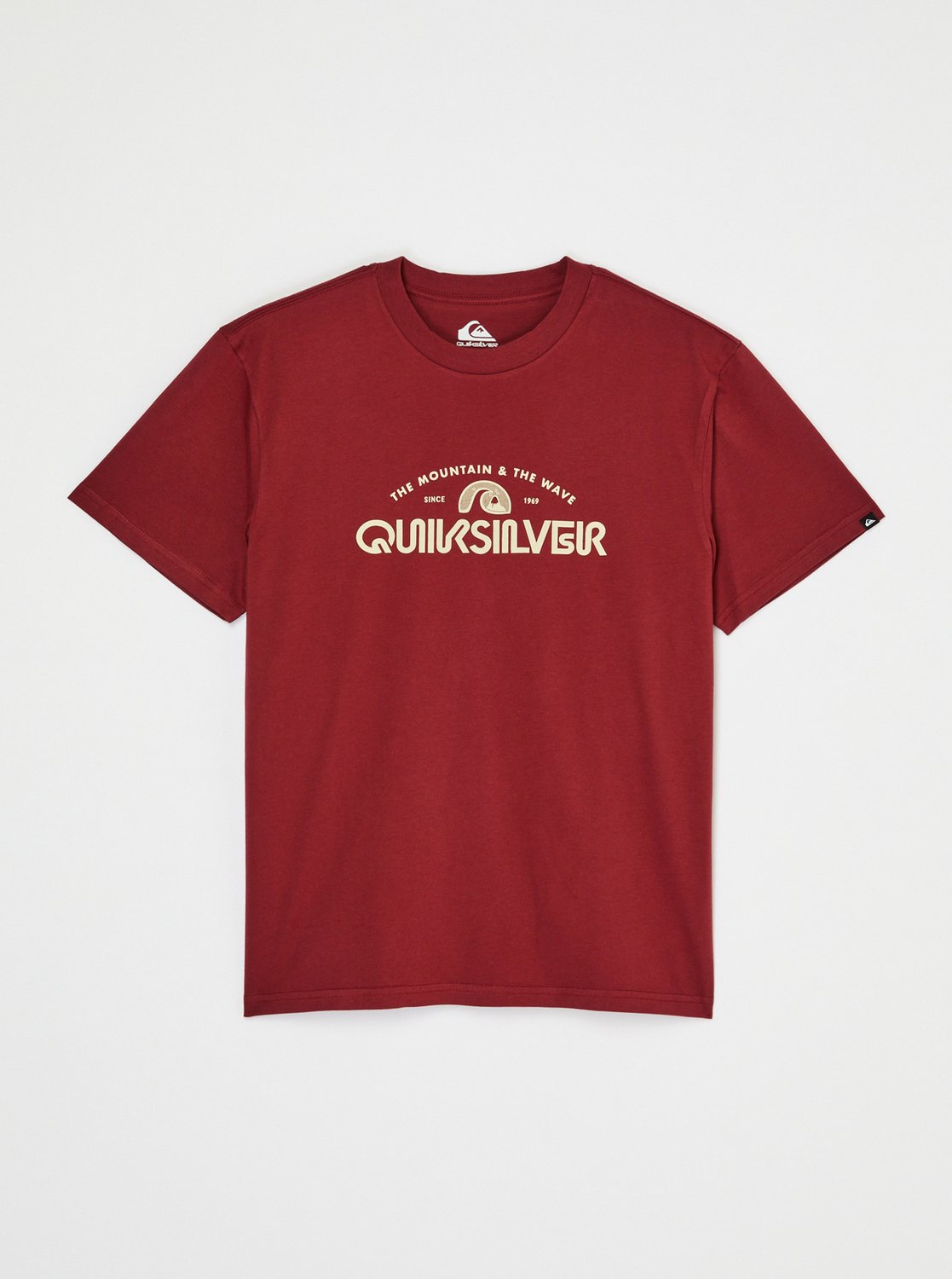 Quiksilver Ev Vista Men Red Short Sleeve T-Shirt