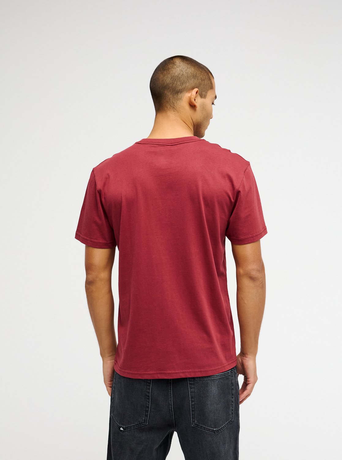 Quiksilver Ev Vista Men Red Short Sleeve T-Shirt