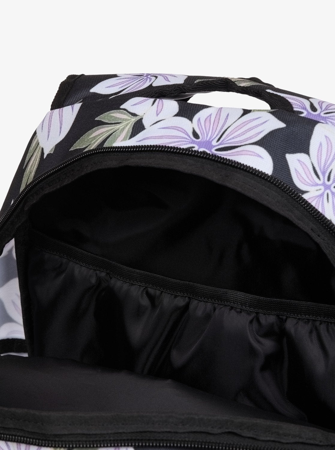 Roxy Here You Are Printed Women Black Medium Backpack