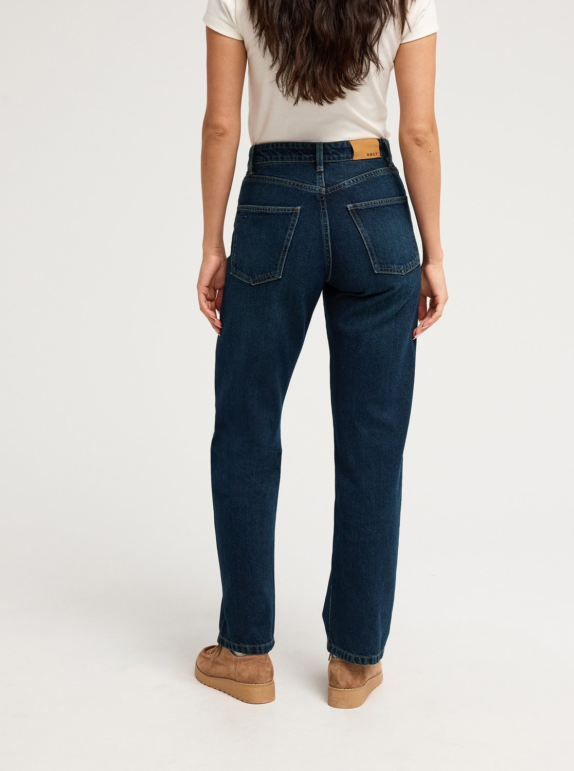 Roxy Tropic Dream Women Blue Loose Fit Jeans