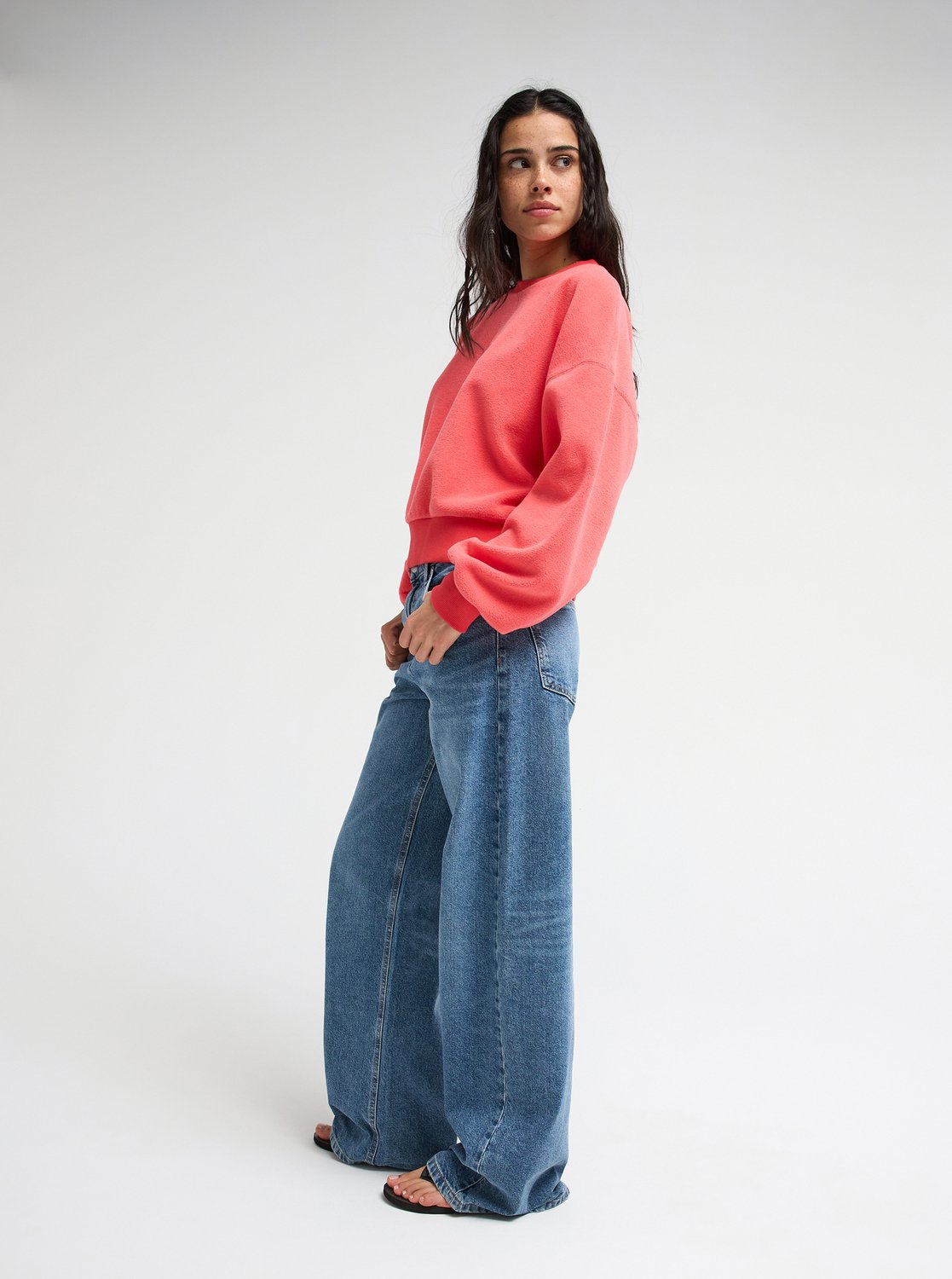 Roxy Surf Crush Women Blue Loose Denim Jeans