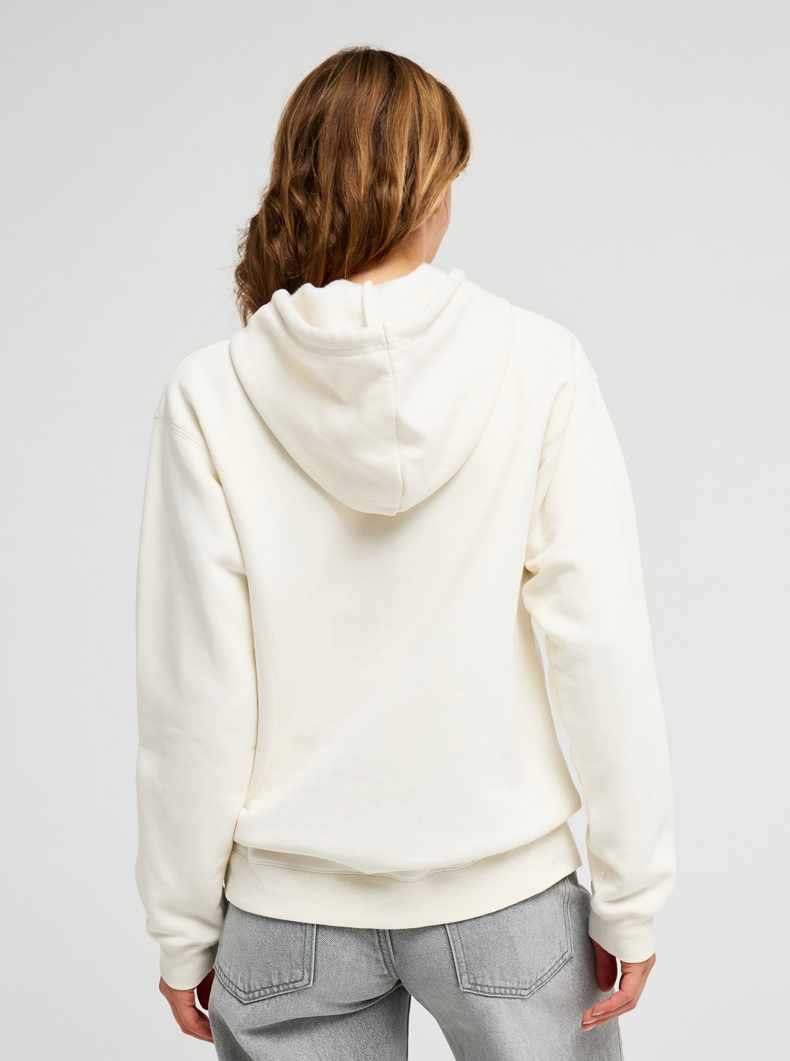 Roxy Surf Stoked Brushed Art Women White Hoodie