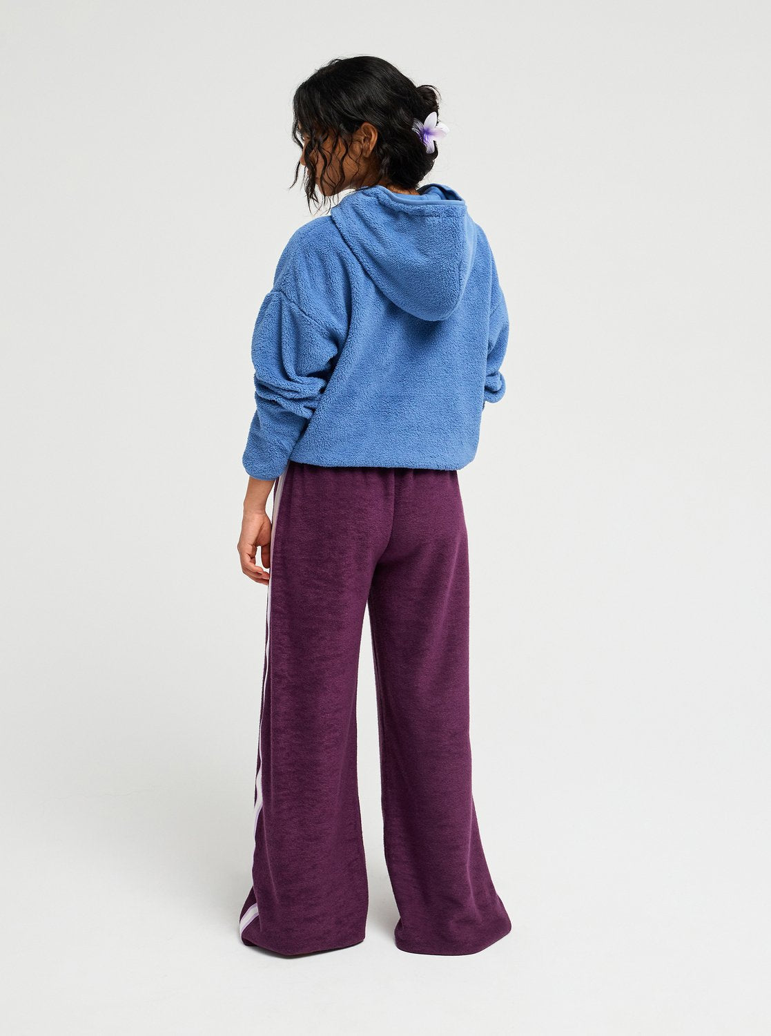 Roxy Cool Calling Women Blue Sherpa Hoodie