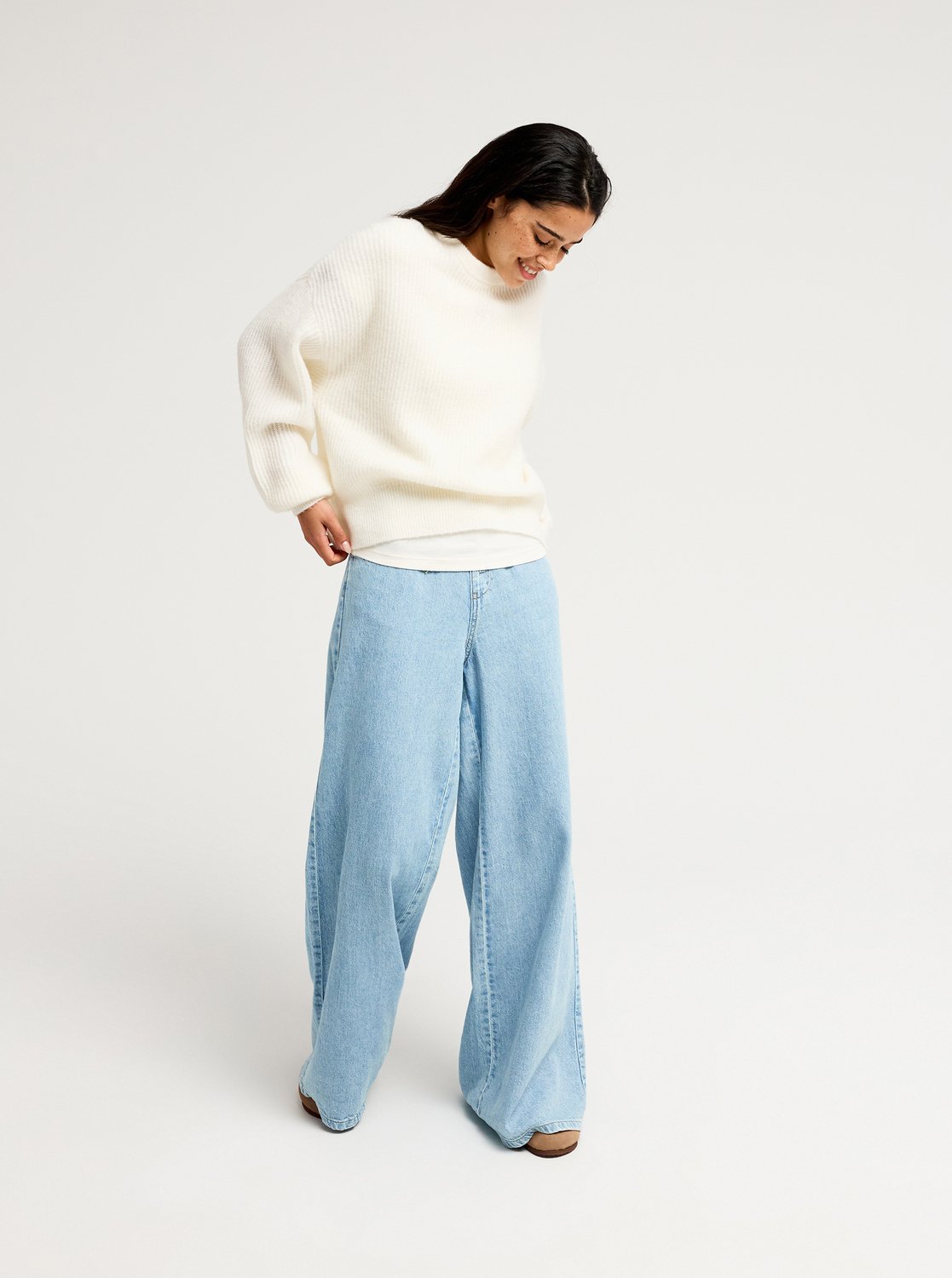 Roxy Loomed Horizon Women White Jumper