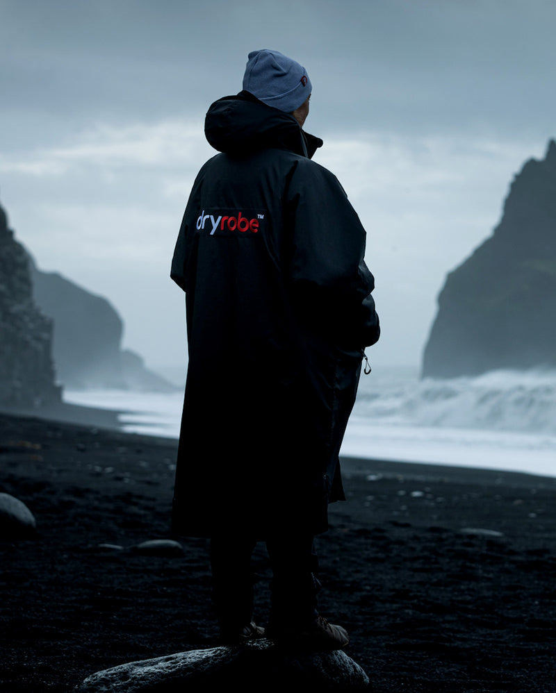 dryrobe® ADVANCE LONG SLEEVE - BLACK/GREY