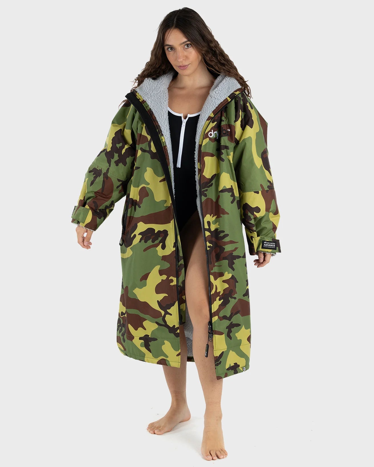 Dryrobe® Camo Grey Advance Changing Robe