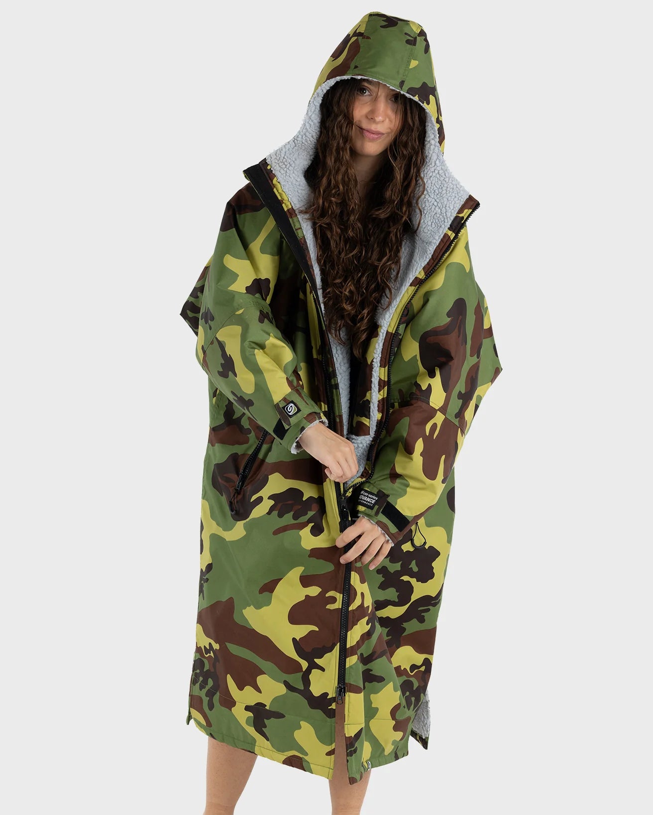 Dryrobe® Camo Grey Advance Changing Robe