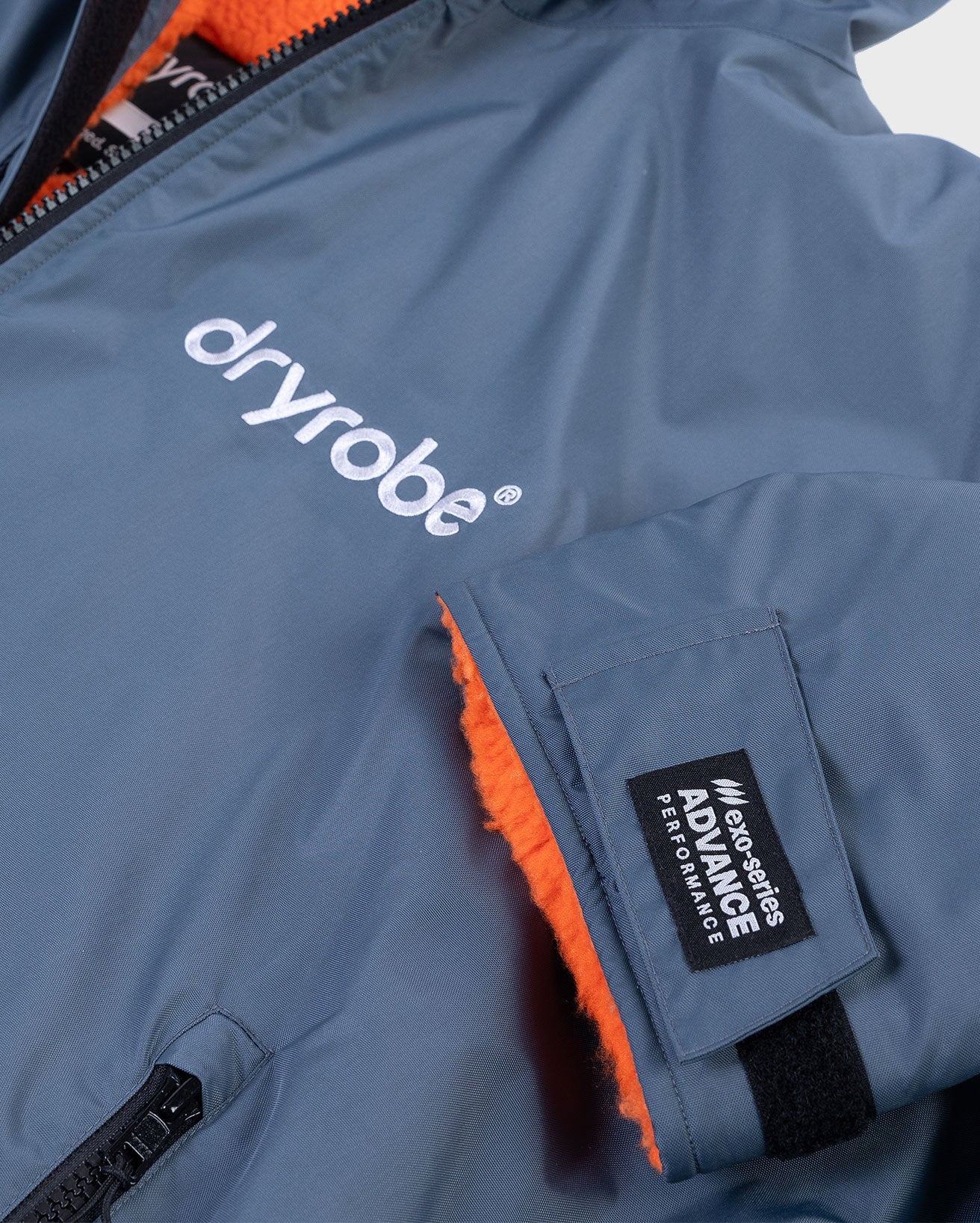 NEW dryrobe® ADVANCE LONG SLEEVE - DARK GREY/ORANGE