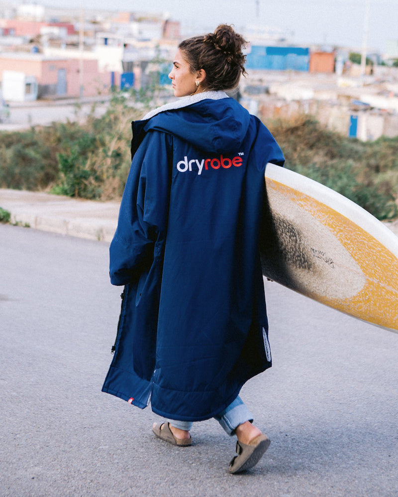 dryrobe® ADVANCE LONG SLEEVE - NAVY/GREY