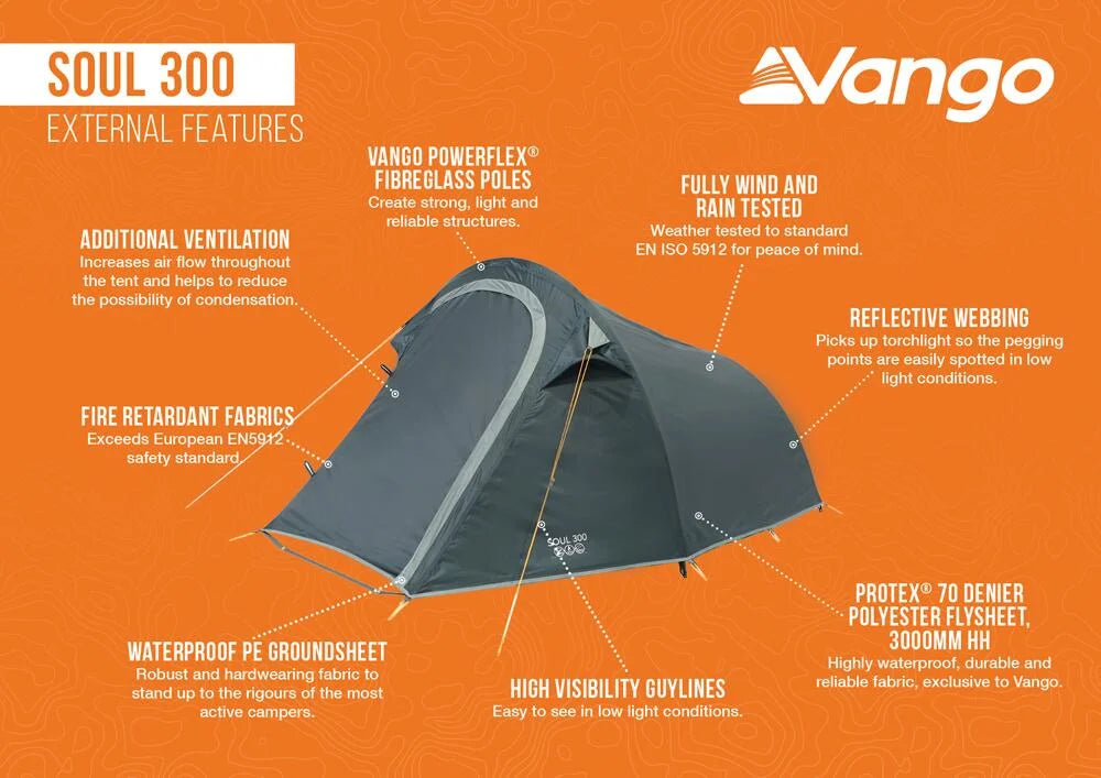 Vango Soul 300 - Peridot Green