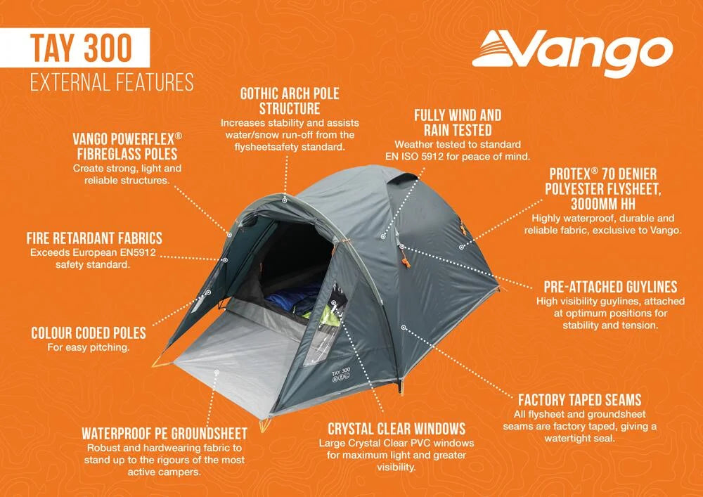 VANGO TAY 300 - DEEP BLUE