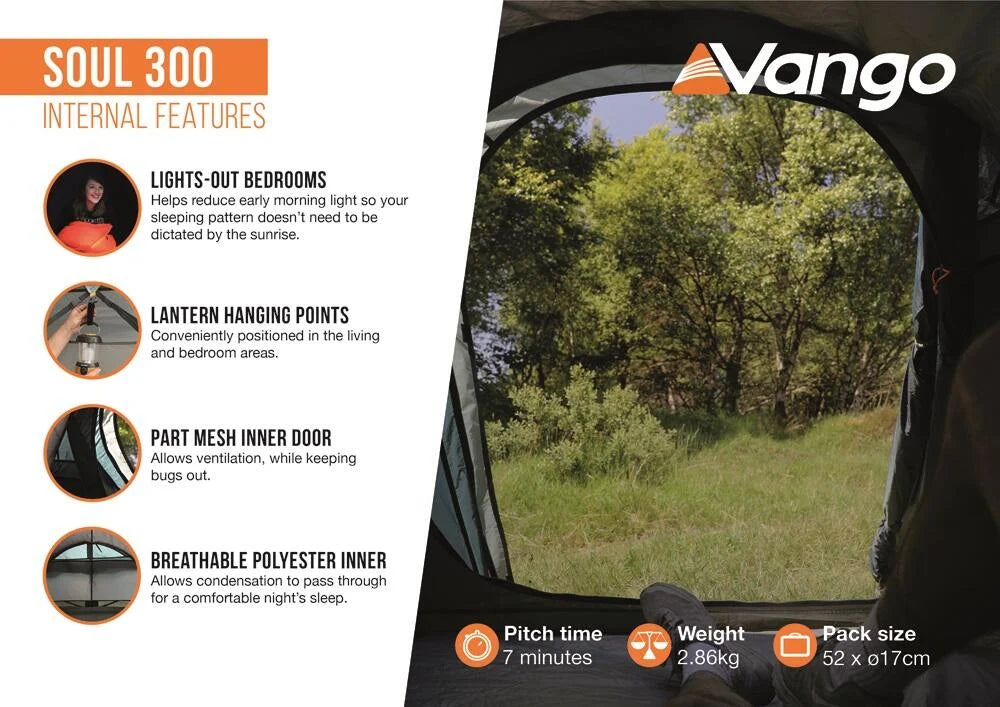 Vango Soul 300 - Peridot Green