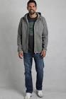 Weird Fish Lockie Full Zip Bonded Fleece - Limestone