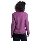 Weird Fish Beye 1/4 Zip Grid Fleece - Purple/Wine