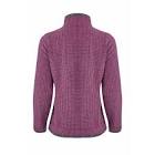 Weird Fish Beye 1/4 Zip Grid Fleece - Purple/Wine