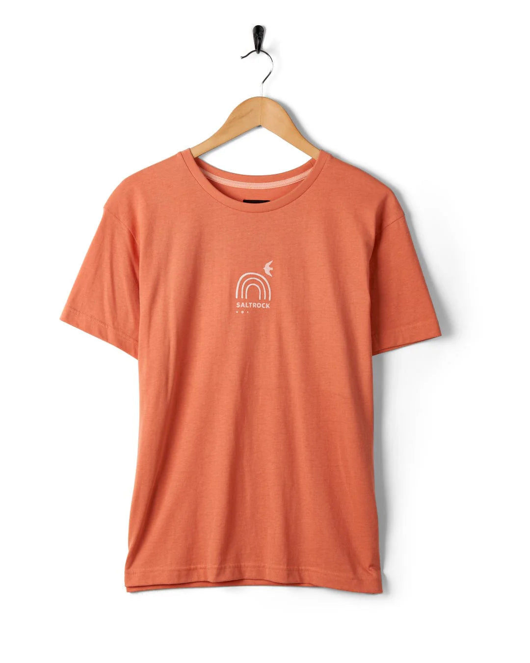 SALTROCK 'JOURNEY' RECYCLED WOMENS SHORT SLEEVE T-SHIRT - PEACH