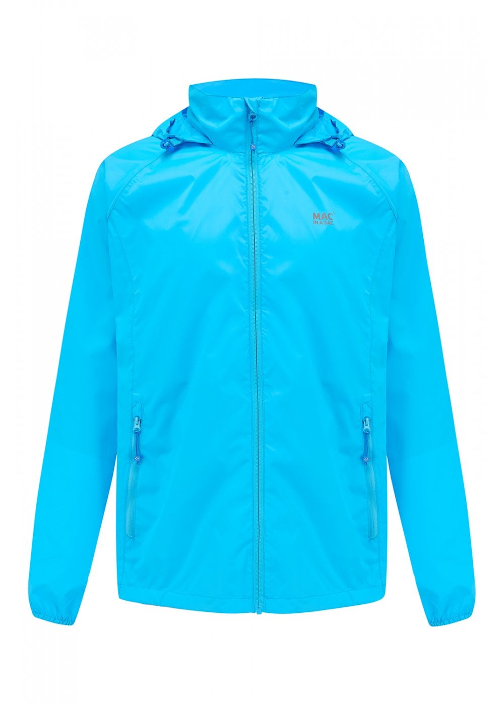 MAC IN A SAC ORIGIN II PACKABLE WATERPROOF JACKET - NEON BLUE