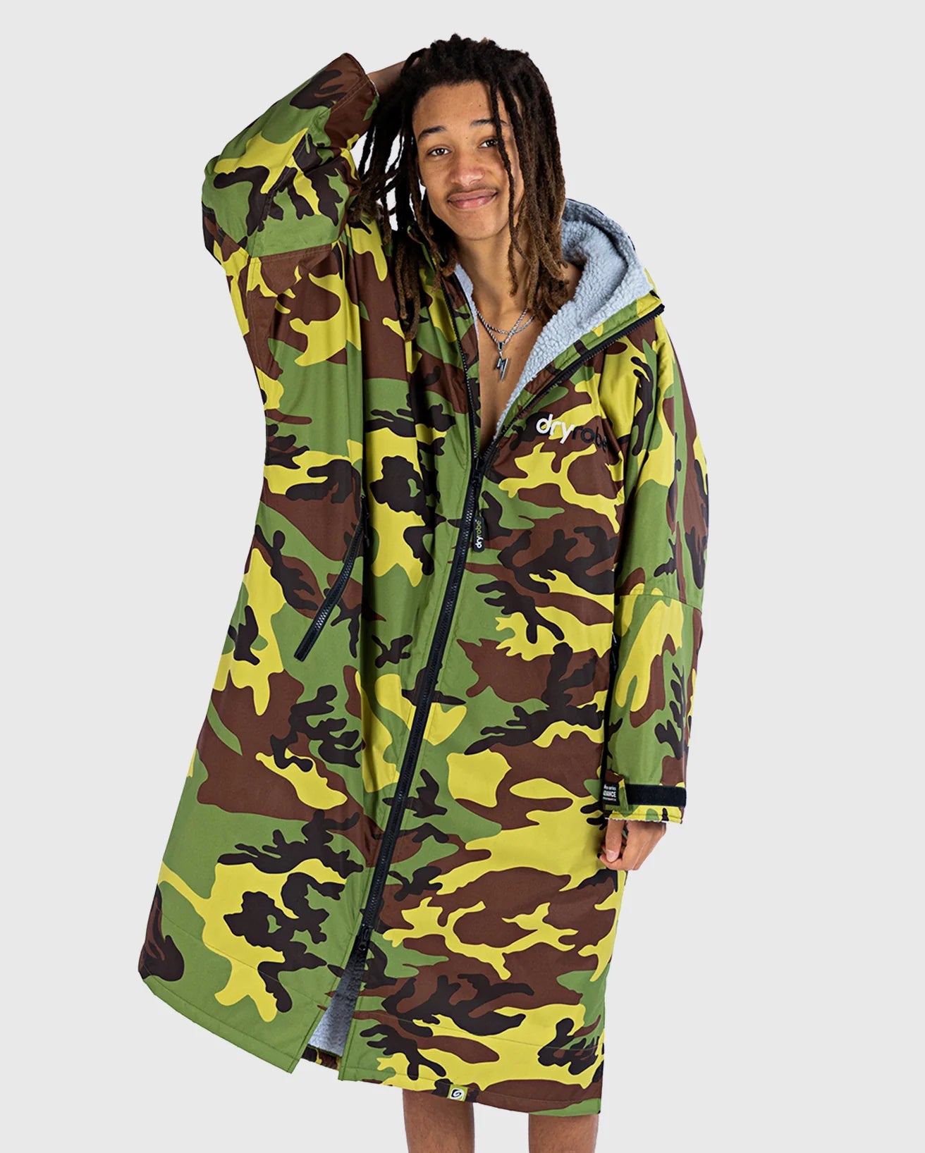Dryrobe® Camo Grey Advance Changing Robe
