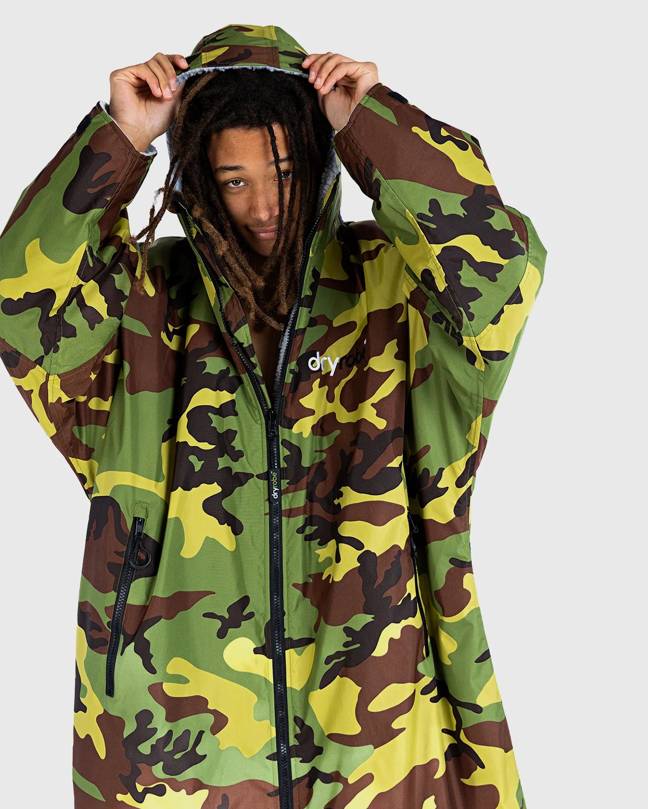 Dryrobe® Camo Grey Advance Changing Robe